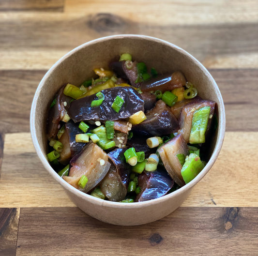 EGG PLANT SALAD (V)